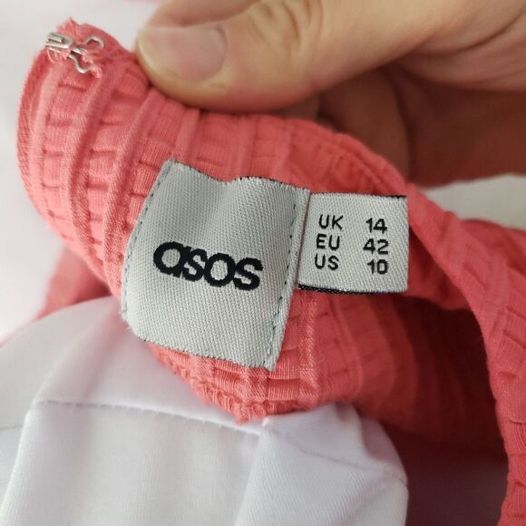 asos sleeveless peach dress 10 - Picture 6 of 6